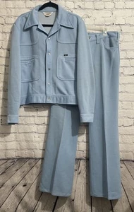 M.R. años 70 Conjunto Completo Pantalón Traje Lee De Colección Western Wear Perla Broches Grande Raro - Imagen 1 de 22