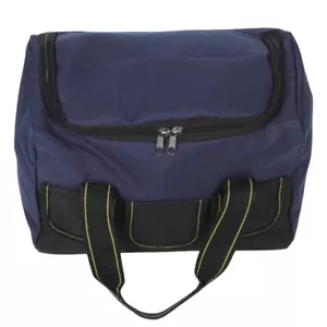 Tool Storage Bag Heavy Duty Wide Mouth Tote Oxford Cloth Construction Worker - Picture 1 of 12