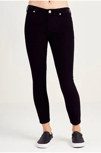 True Religion Women's Super Skinny Crop Capri Corduroy Stretch Pants - Picture 1 of 16