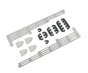 Mr Gasket 6018 Universal Spark Plug Wire Divider Bracket Set - Brushed Aluminum - Picture 1 of 2