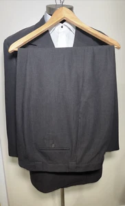 Vintage 80's Giorgio Armani Le Collezioni Double Breasted suit 44R 36X28 Gray - Picture 1 of 22