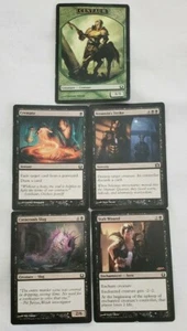5 Carte Magic the Gathering 2012 Cremate Pugnalato Ferita Centauro Catacomba Slug Strike - Foto 1 di 12