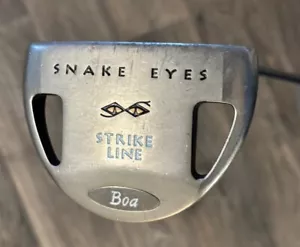 Snake Eyes Strike Line Boa Putter Goldware Steel Shaft GolfPride Tour Wrap Grip - Picture 1 of 8