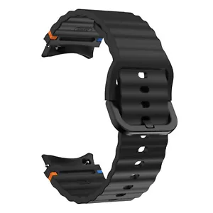 Per Samsung Galaxy Watch 7 6 5 4 Sport Cinturino Silicone Gomma Cinturino di Ricambio - Foto 1 di 71