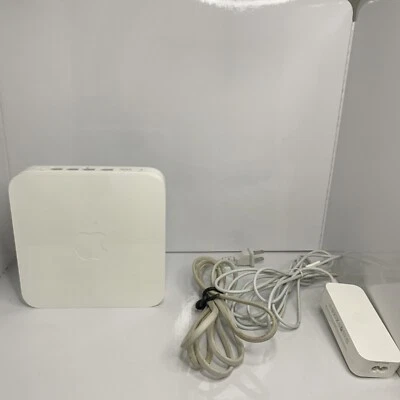 APPLE Wireless A1143 AirPort Express Wi-Fi Router Base Station Extreme TESTED - Image 1 of 4