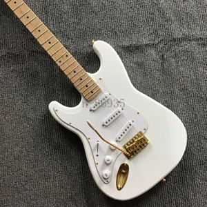 Left Handed ST Electric Guitar Gold Hardware Tremolo Bridge Maple Fretboard - Picture 1 of 6