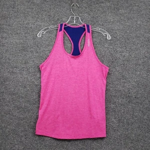 Reebok Tank Womens S Small Pink Basic Mesh Inset Racerback Speedwick Running Top - Picture 1 of 12