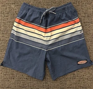 Vineyard Vines Boys Size 12-14 Stripe Swim Trunks Bathing Suit Preppy - Picture 1 of 5