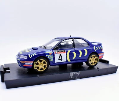 Modellino auto rally scala 1:43 Subaru Impreza 555 diecast modellismo statico sd - Immagine 1 di 4