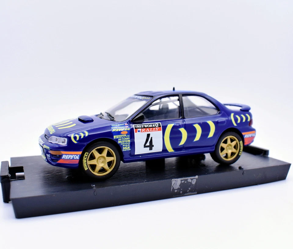 Modellino auto rally scala 1:43 Subaru Impreza 555 diecast modellismo statico bv - Immagine 1 di 4