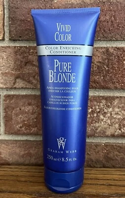 Acondicionador Graham Webb 8,5 fl oz color vivo rubio puro - Nuevo- Foto 1 de 4