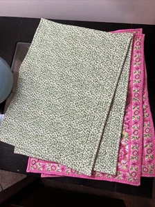 Vintage Retired Petal Pink Set If 4 Place Mats - Picture 1 of 2