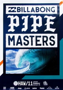 Mint Original 2017 Pipe Masters Hawaii Surfing Contest Poster Art Not Copy - Picture 1 of 3