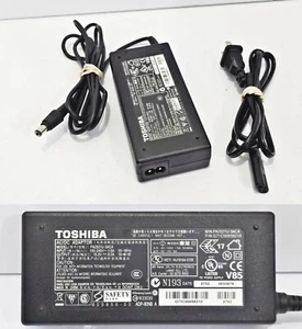 Cargador adaptador de corriente alterna original OEM Toshiba 90W 15V 6A PA2521U-3ACA con cable de CA - Imagen 1 de 4