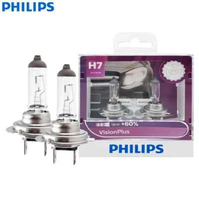 Philips H7 12V 55W PX26d VisionPlus 3250K Halogen Original Car Lamps Headlight - Image 1 of 4