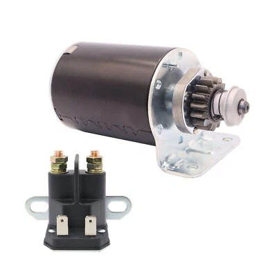 SOARIDER LG497595 Starter Steel Gear & Relay for John Deere L118 L120 Z225 Z235 Z245 Z255