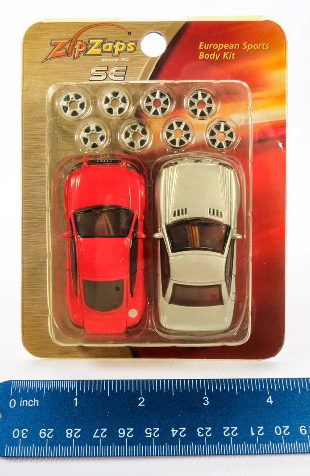 ZipZaps SE RC European Sports AUDI TT MERCEDES Sl500 Body Kit Lights Euro