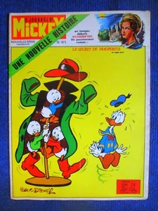 BD Bande Dessinée JOURNAL de MICKEY # 871 Walt Disney 1969 ! - Picture 1 of 1
