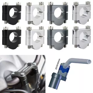 HandleBar Bar Risers Mount Clamp Adapter For Suzuki SV1000S SV650 SFV650 Gladius - Picture 1 of 18