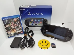 PS Vita PCH-2000 Slim Black Wi-Fi SONY PlayStation Japan Tested w/Boxed - Picture 1 of 13