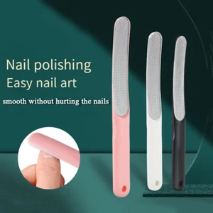 Bowed Nail File Grinding Polishing Nail Buffer Stainless Steel Pedicure Tool - Picture 1 of 13