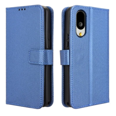 For Sharp Aquos Basio Active 3, Luxury Flip Leather Anti-slip Cover Wallet Case - Image 1 of 4