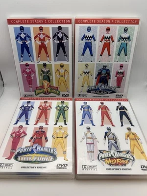 POWER RANGERS Multiple Seasons RARE 90s Collectors Edition DVDs Mighty Morphing Foto 1 de 4