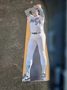 NEW Nolan Ryan Life Size Advil Stand-Up Display Piece Texas Rangers RARE - Picture 1 of 3