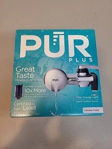 PUR PLUS Horizontal Faucet Mount Filtration System PFM400H - Chrome, Fits Most - Picture 1 of 3