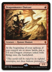 Dragonmaster Outcast #144 (LP) Battle for Zendikar BFZ Magic MTG - Picture 1 of 2
