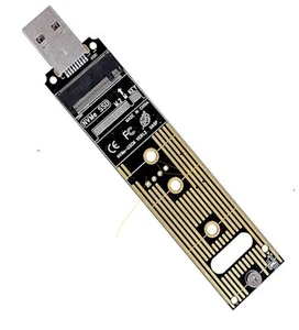 JESOT NVMe to USB Adapter M.2 SSD Portable Converter PCIe Based M Key Hard Dr - Bild 1 von 2