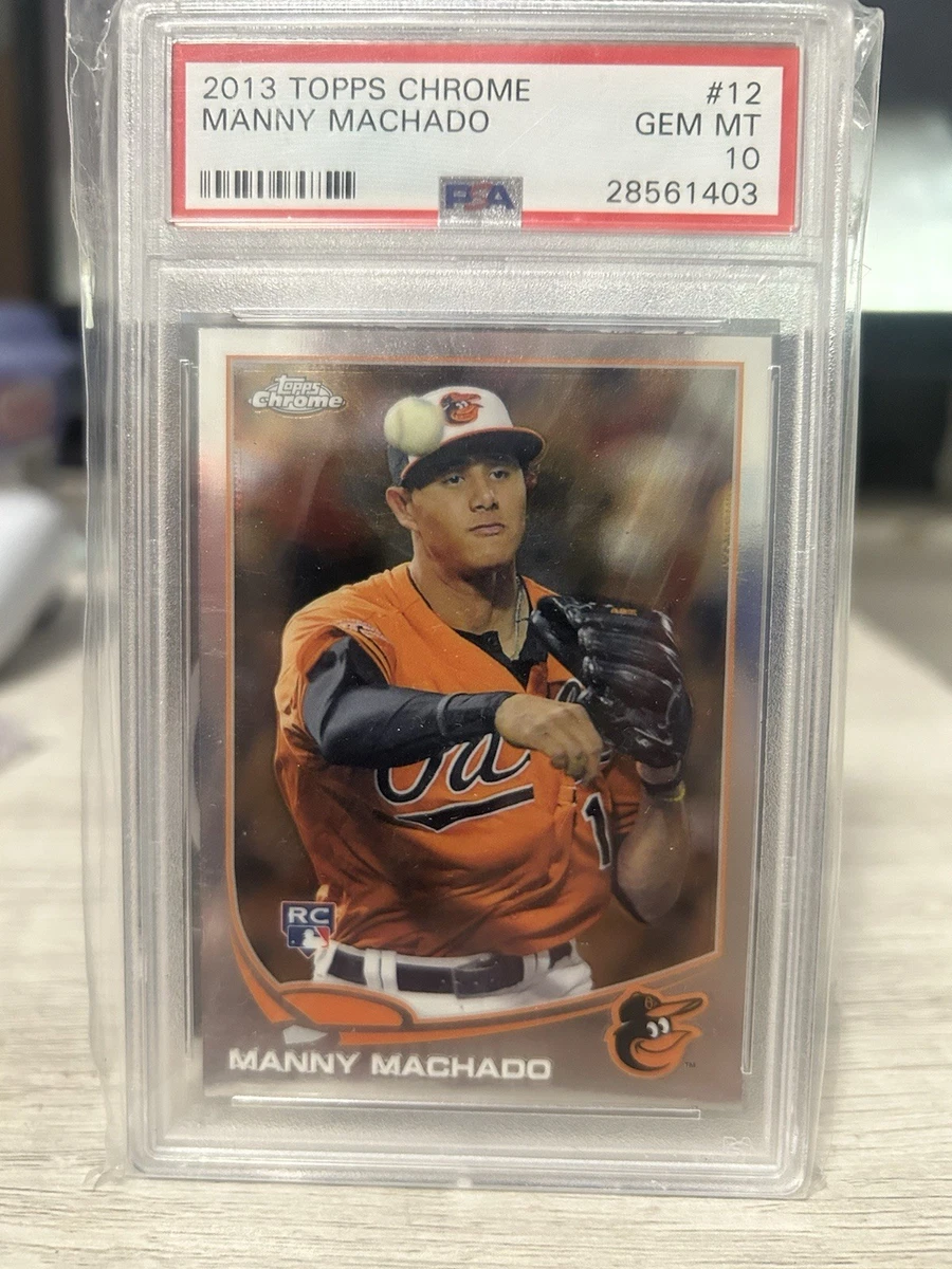 Manny Machado Professional Sports Authenticator Baseball Trading