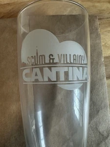 Star Wars Scum & Villainy Cantina Beer Weizen Glasses Set Of 4! Hollywood Rare! - Picture 1 of 8