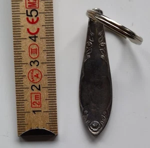 Schlüsselanhänger Besteck alt versilbert Einzelstück - Bild 1 von 2