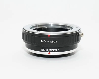 K&F Minolta MD-m4/3 Micro Four Thirds Mount Adapter with Lens Cloth (MD-M43) (KF - Image 1 of 4