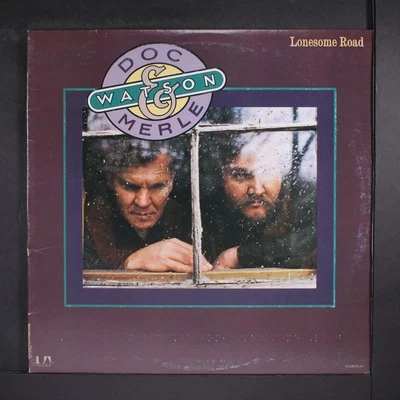 DOC & MERLE WATSON: lonesome road LIBERTY 12" LP 33 RPM - Image 1 of 2