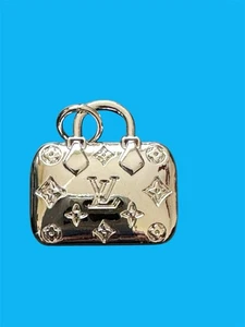 Louis Vuitton Zipper Pull Button Charm Silber kleine Handtasche - Bild 1 von 3