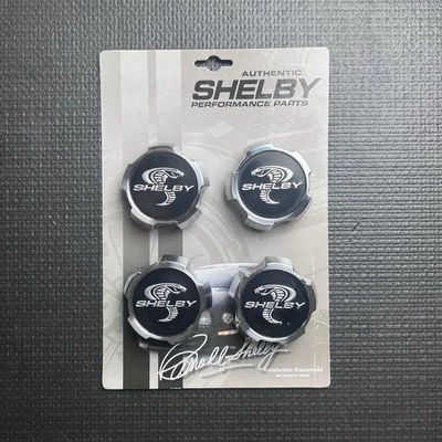 Capas de centro de roda raras Shelby Alcoa Ford Mustang Super Snake Cobra GT500 - Imagem 1 de 4