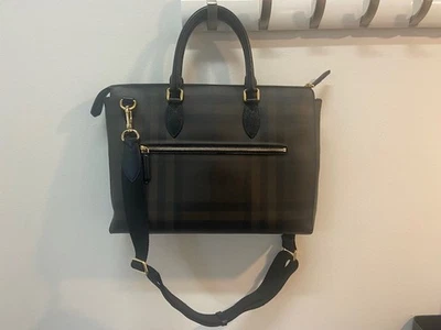 Burberry:  Men's Briefcace Black/Brown Signature Plaid Never used - Image 1 of 4