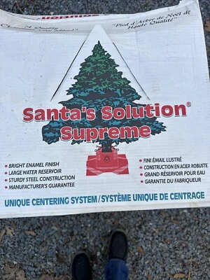 Christmas Tree Stand  Santa Solutions Supreme Commercial Grade for 7' to 11' - Image 1 of 4