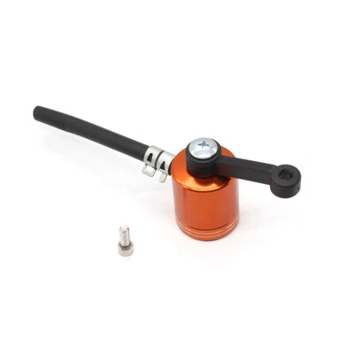 Depósito de líquido de frenos universal CNC delantero para motocicleta taza de aceite cubierta de tanque aluminio Foto 1 de 4