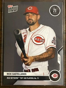 2020 Topps Now #MN71 Nick Castellanos Cincinnati Reds - Picture 1 of 2