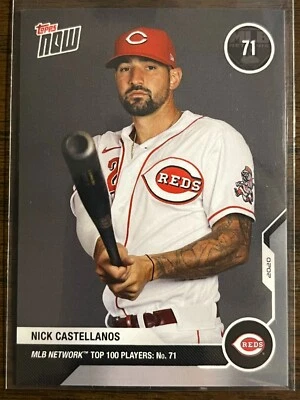 2020 Topps Now #MN71 Nick Castellanos Cincinnati Reds - Image 1 of 2
