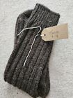 CARRIER COMPANY THICK CHUNKY WOOL PEAT BROWN JACOB SOCKS NEW WITH TAGS RARE!