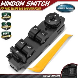 Front LH Power Window Switch for Ford Escape 2013 2015-2019 Focus 2013 2015-2018 - Picture 1 of 8