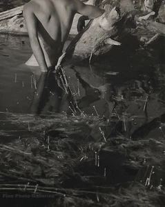 1989 Vintage BRUCE WEBER Outdoor Male Nude Body Adirondack Park Lake Photo Art - Picture 1 of 1