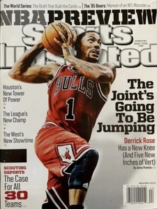 Derrick Rose Bulls 2013 Sports Illustrated NBA Preview Newsstand NO LABEL - Picture 1 of 1