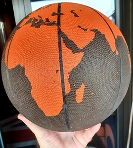BALLON*BASKET*MONDE*DUNHILL*WORLD*BASKETBALL*COLLECTOR*VINTAGE*MONTÉ CARLO*LUXE* - Picture 1 of 24