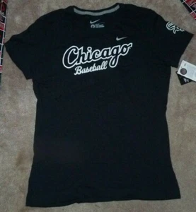 NUOVA MAGLIETTA NIKE MLB Chicago White Sox Baseball XL donna donna nuova con etichette - Foto 1 di 1