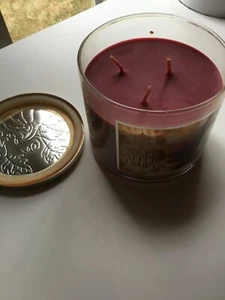 Vela perfumada Bath And Body Works Spiced Apple Toddy 3 mechas 14,5 oz. Nuevo otoño - Imagen 1 de 1